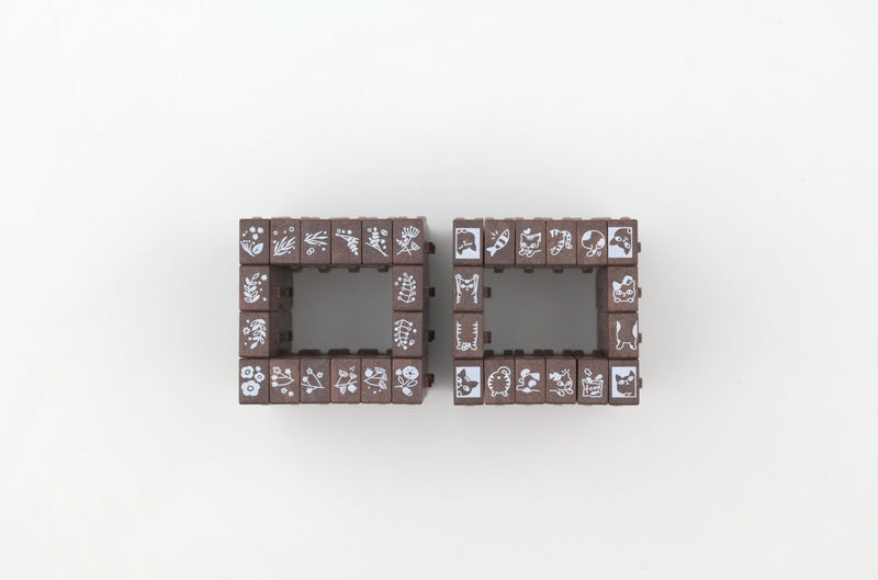 Shachihata Connected Frame Stamp Set