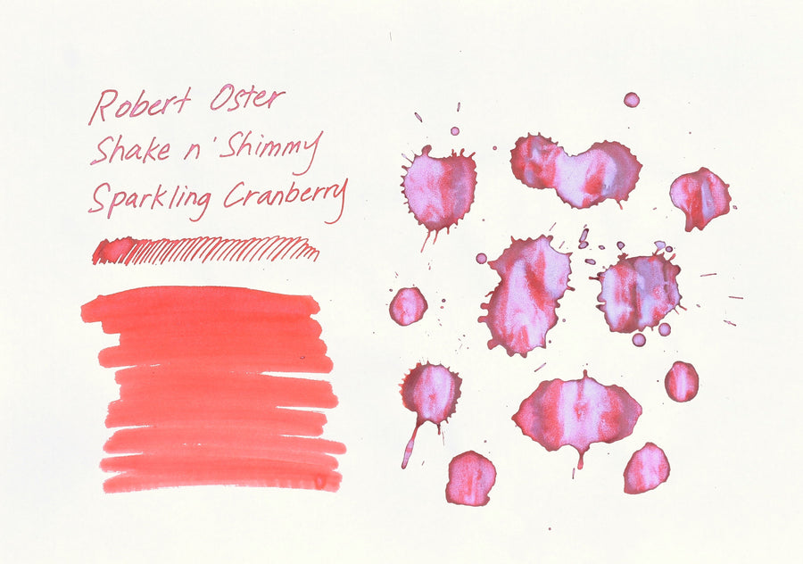 Robert Oster Signature Ink - Shake n' Shimmy - Sparkling Cranberry - 50ml