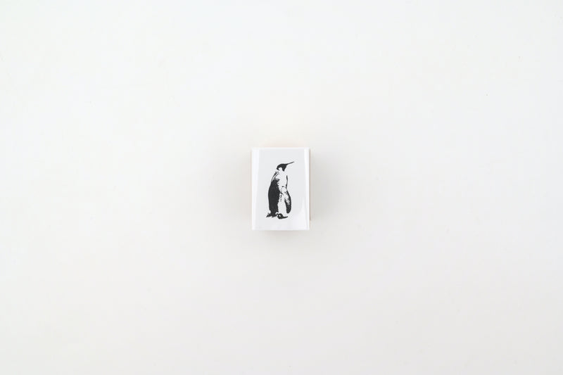 Yohaku Wooden Rubber Stamp - Penguin
