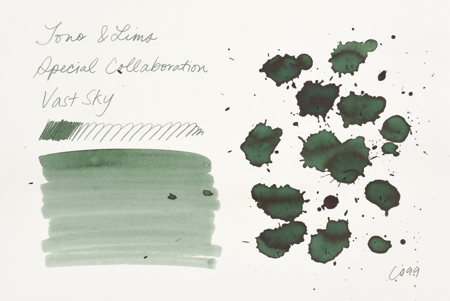Tono & Lims Ink Bottle - Special Collaboration - Vast Sky (昊 -そら-) - 30ml