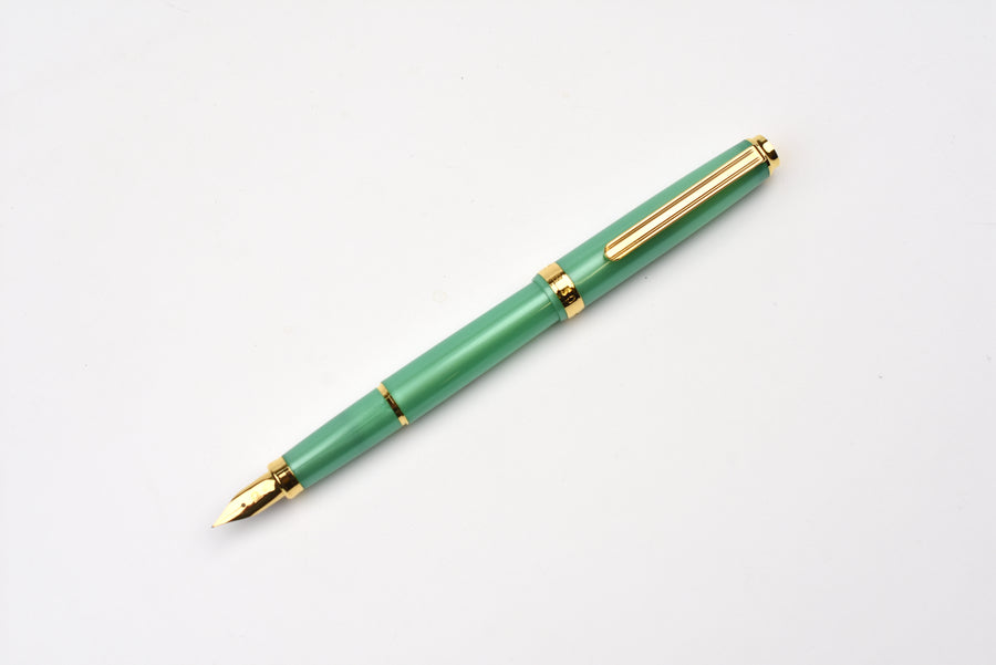 Platinum BISO Fountain Pen - Sparkle Mint Green - Limited Edition