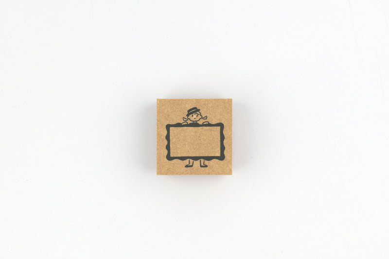 Stamp Marche Rubber Stamp - Labetomo - Girl Frame