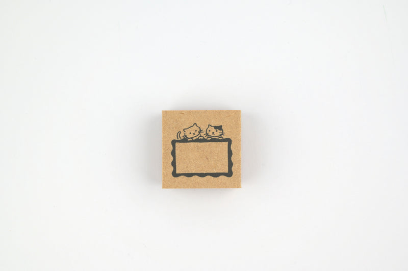 Stamp Marche Rubber Stamp - Labetomo - Cat Frame