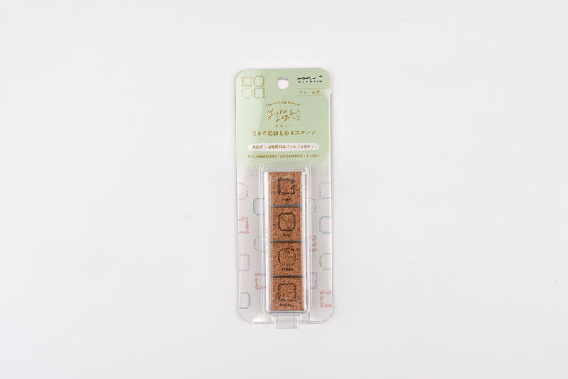 Yuru Log Paintable Stamp - Pre-Inked - Frame