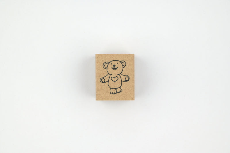 Kodomo No Kao Stamp - Piccolo - Bear - Both Paws