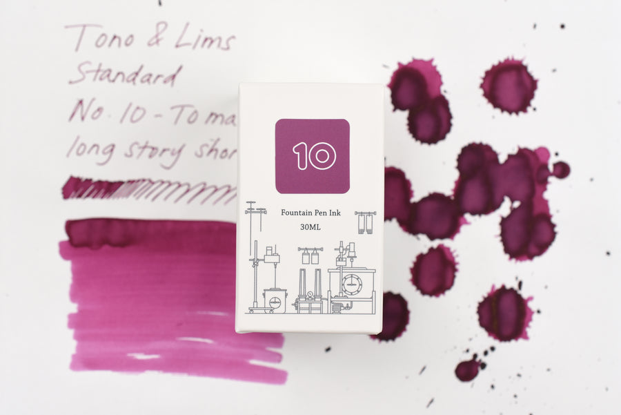 Tono & Lims Ink Bottle - Standard - No. 10 - To make a long story short - 30ml