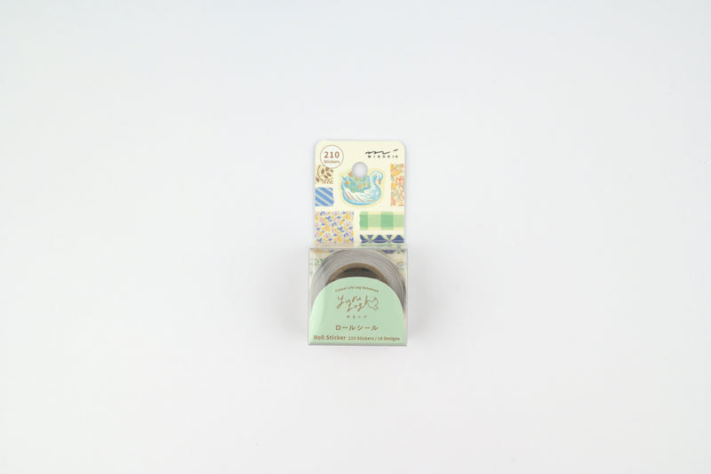 Yuru Log Roll Stickers - Antique