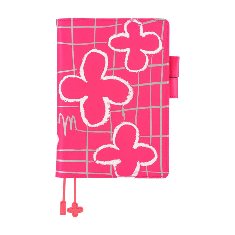 Hobonichi Techo Cousin Cover 2026 - Makoto Matsubayashi: Pink Flowers - A5