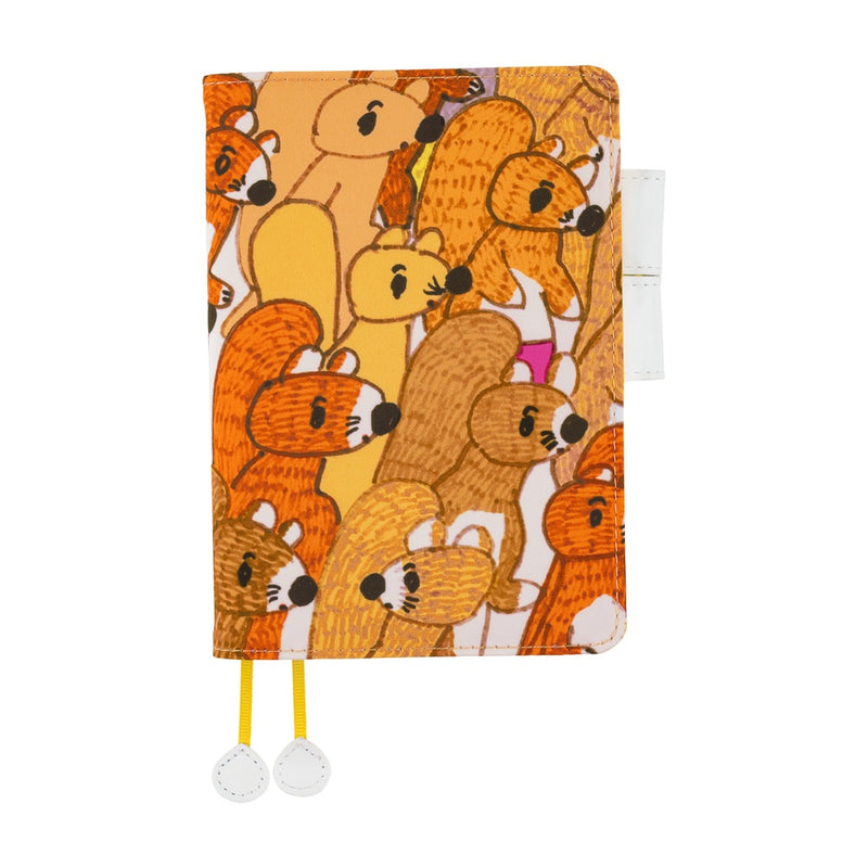 Hobonichi Original Cover 2026 - 100%ORANGE Squirrel Squadron - A6