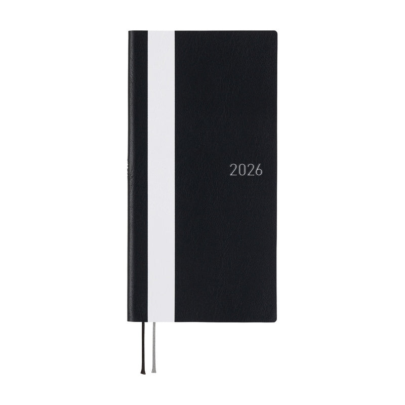 Hobonichi Techo Weeks 2026 - White Line: Black - April Start