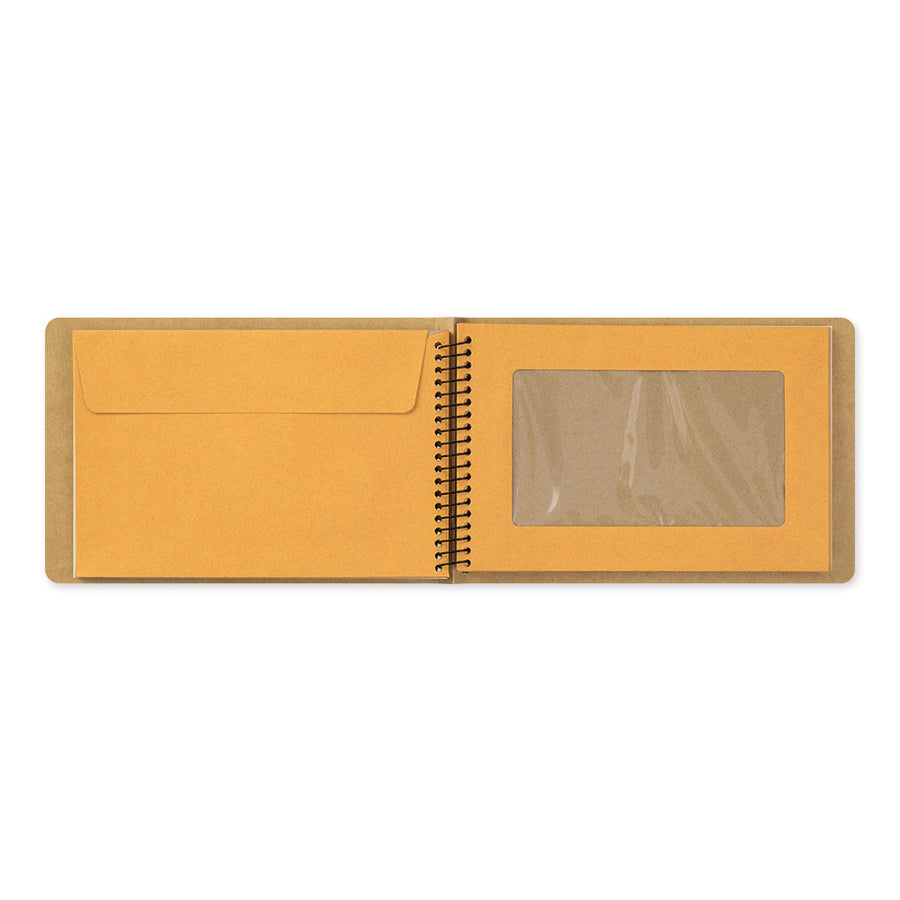 TRAVELER'S Company - Spiral Ring Notebook - Window Envelope - B6