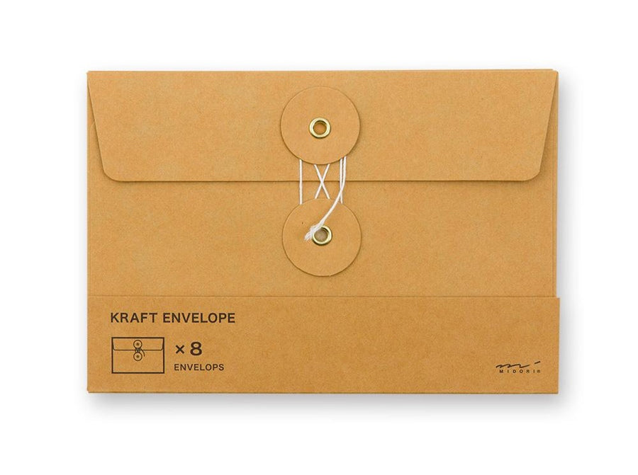 TRAVELER'S Company - Kraft Envelope Medium - Set of 8