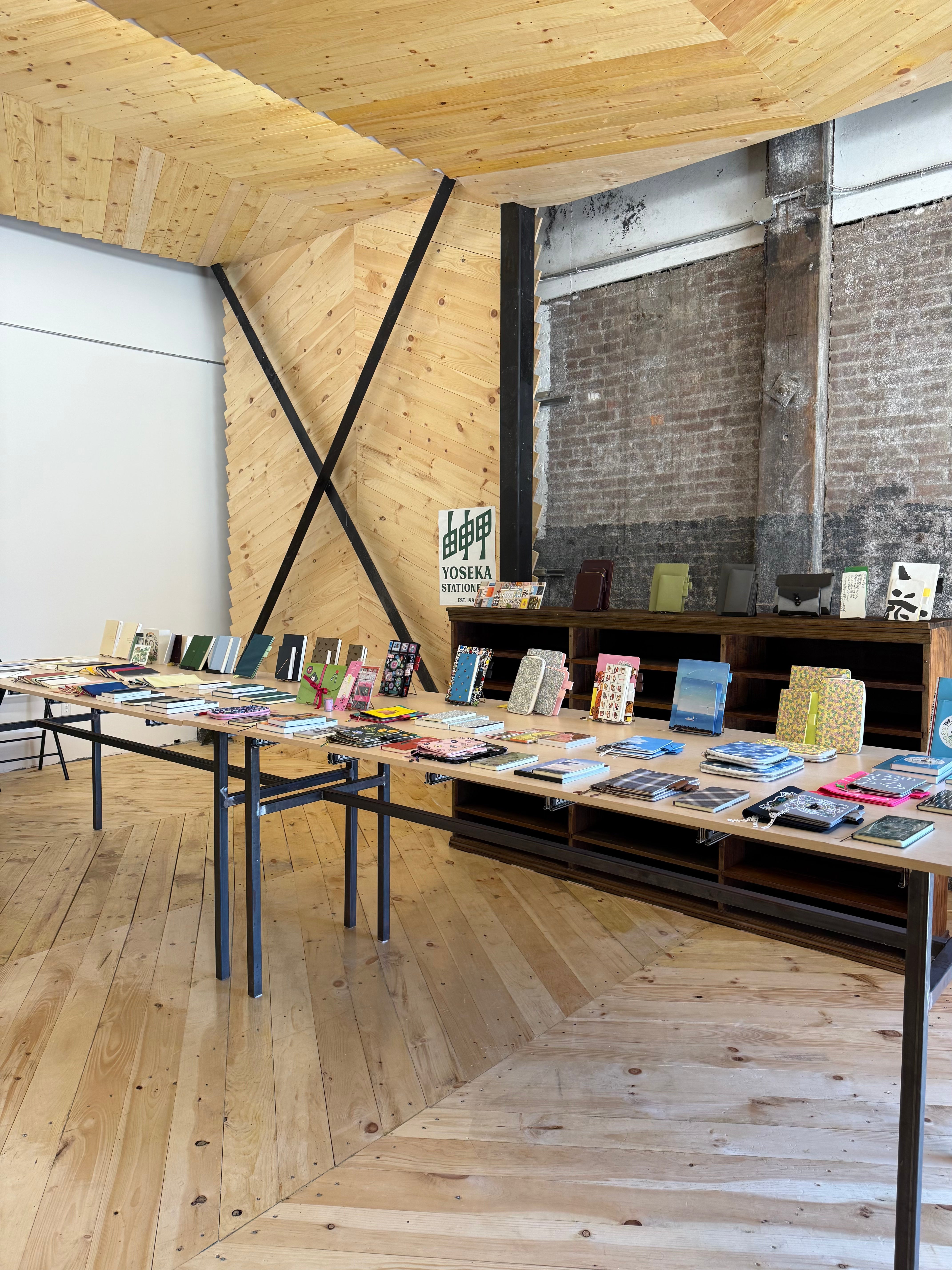 All Set Up for Hobonichi Preview Party at Yoseka - Till September 7