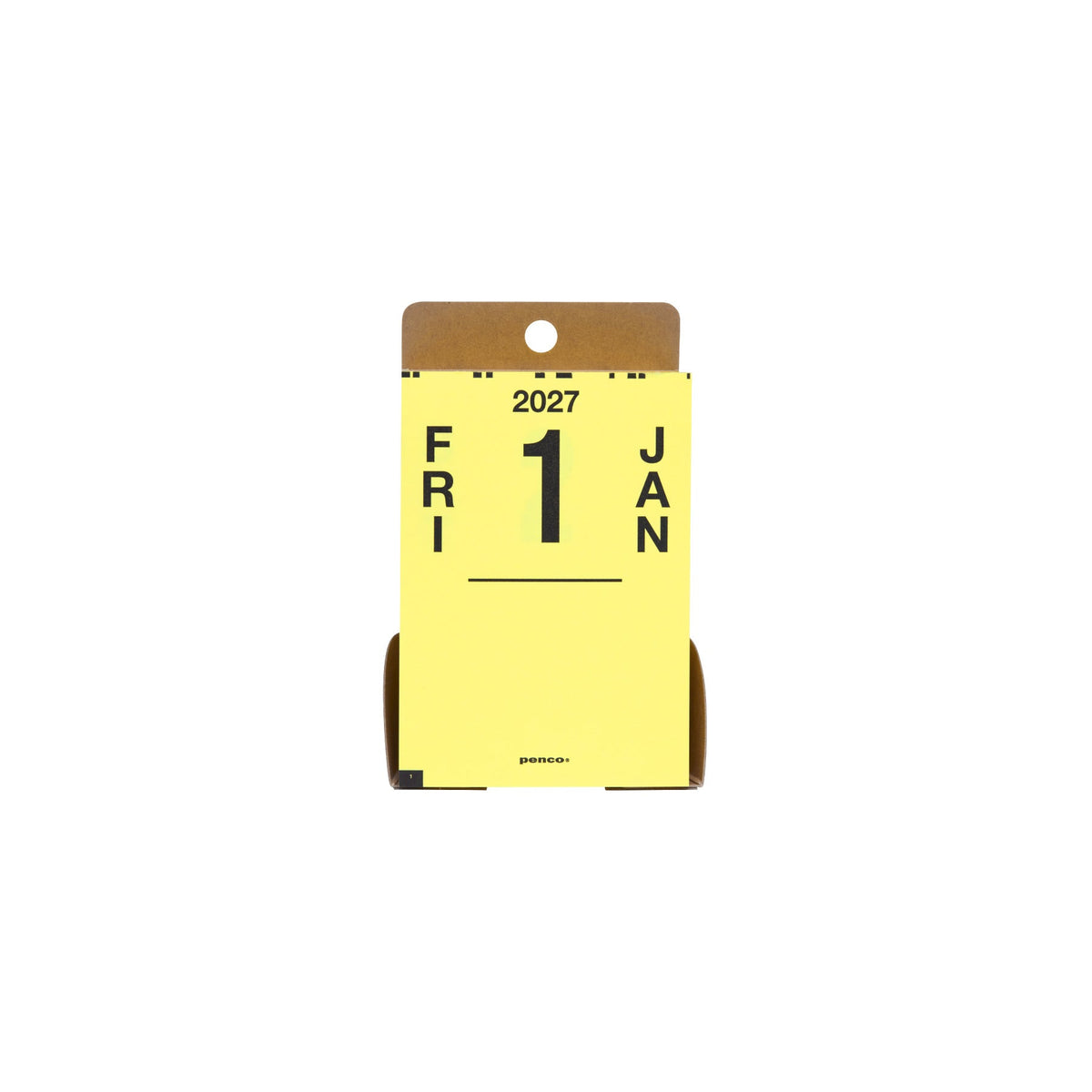Hightide Penco Daily Memo Block Calendar - 2027