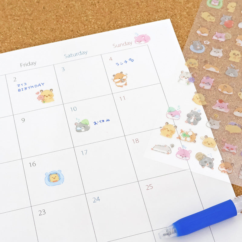 Mind Wave Sticker Sheet - Mood Icon - Hamster
