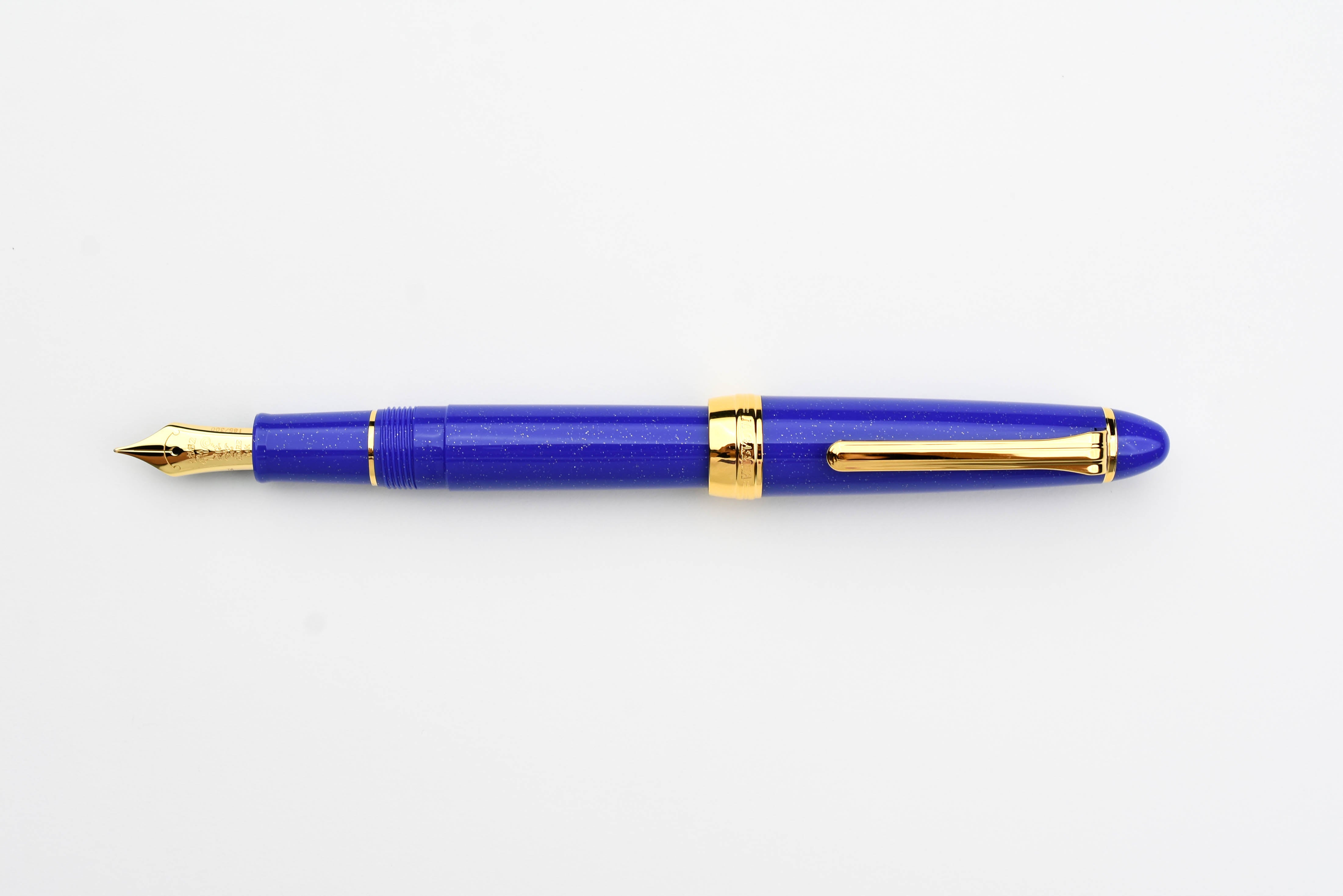 Nagasawa Original Oversized Fountain Pen - Kobe Affection Kyomachi Legend Blue - Medium Nib