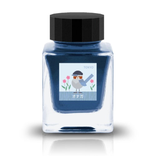 Tono & Lims Ink Bottle - Tokyo Special 2023 - オナガ (Azure-winged magpie) - 30ml