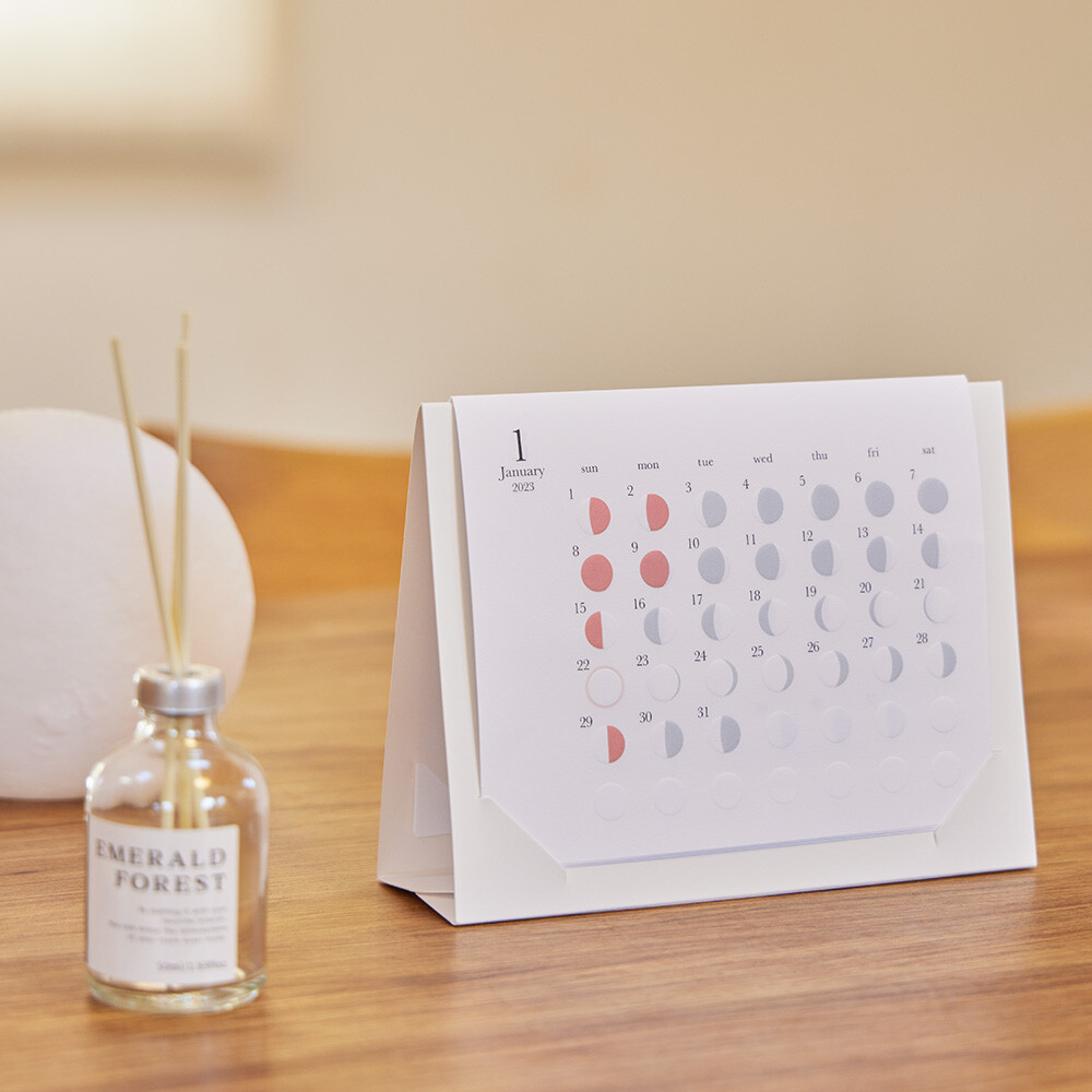 Replug 2026 - Mini Michiru Moon Desk Calendar