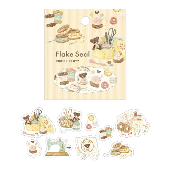 Papier Platz x Nakauchi Waka Flake Stickers - Cottagecore