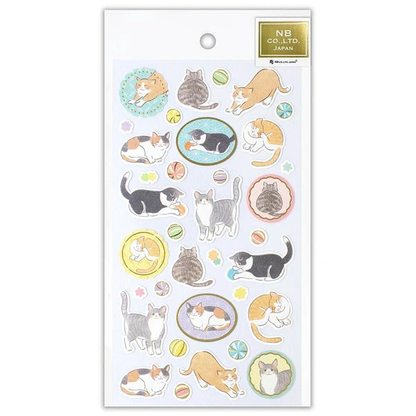 NB Japanese Style Sticker Sheet - Yufumi Cat