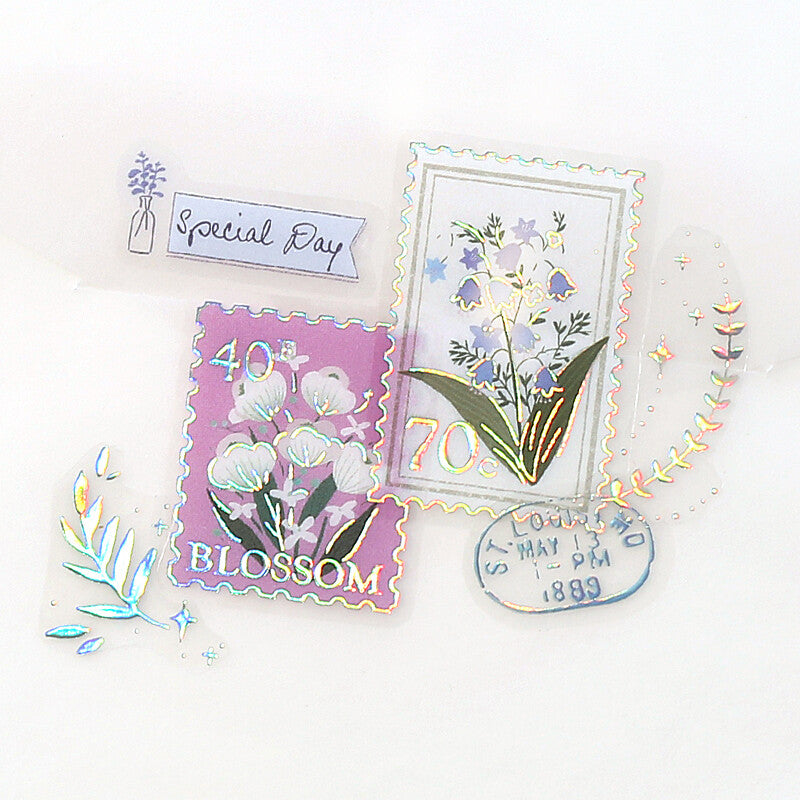 BGM - Foil Stamping Iride Sticker Sheets - Post Office
