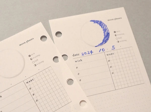 Replug x GRAPHILO - 2026 Moon Phases Calendar Refill