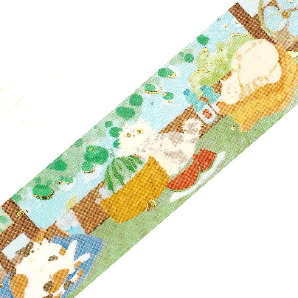 BGM Clear Tape - Foil Stamping - 2026 Summer Limited - Cats' Summer Vacation (Coming Soon)