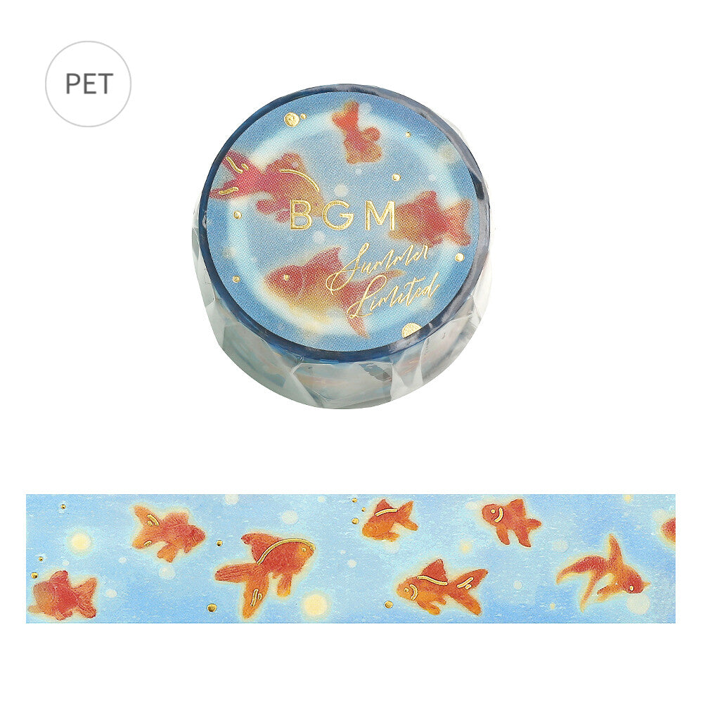 BGM Clear Tape - Foil Stamping - 2026 Summer Limited - Shimmering Goldfish (Coming Soon)
