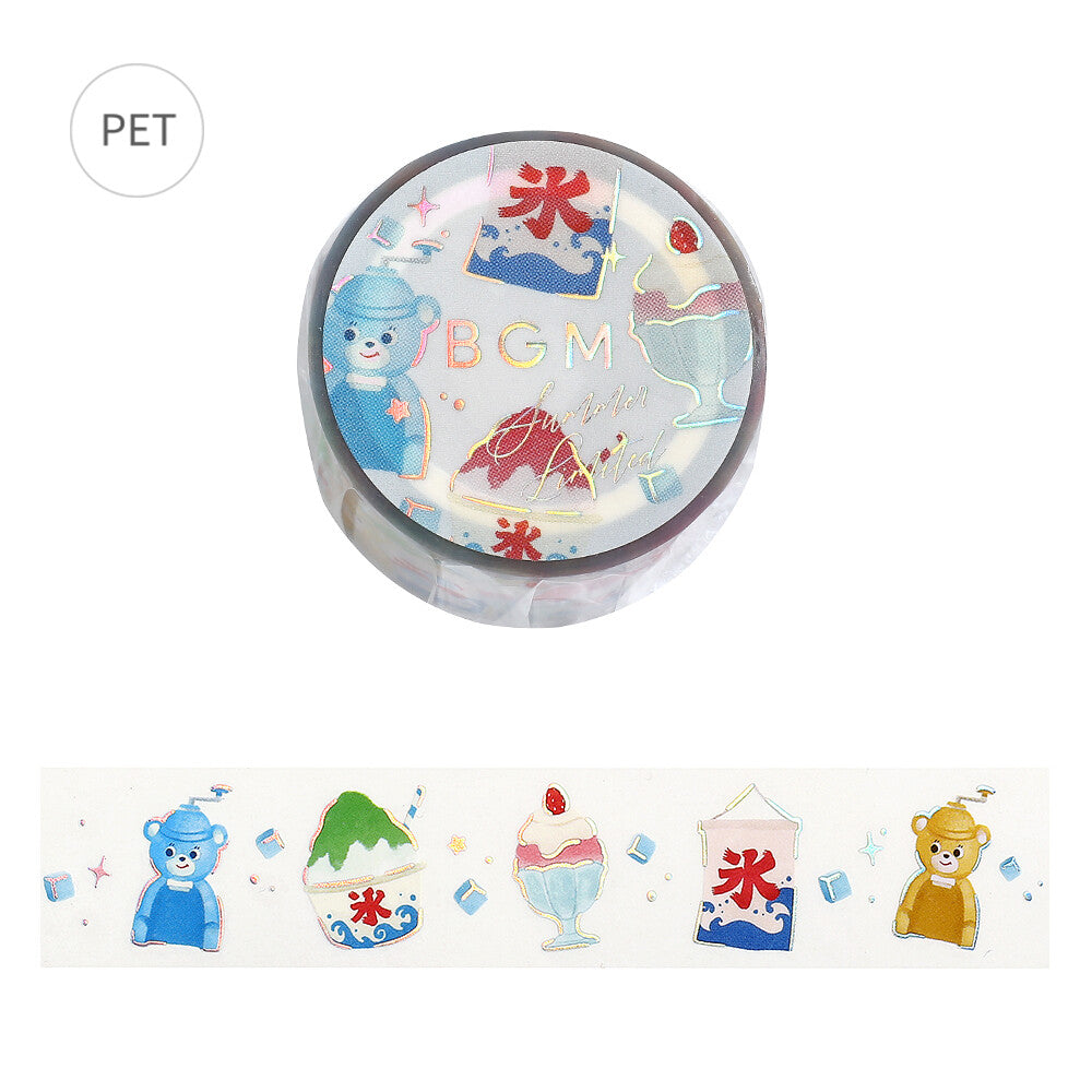BGM Clear Tape - Foil Stamping - 2026 Summer Limited - Summer-Colored Ice Coming Soon)