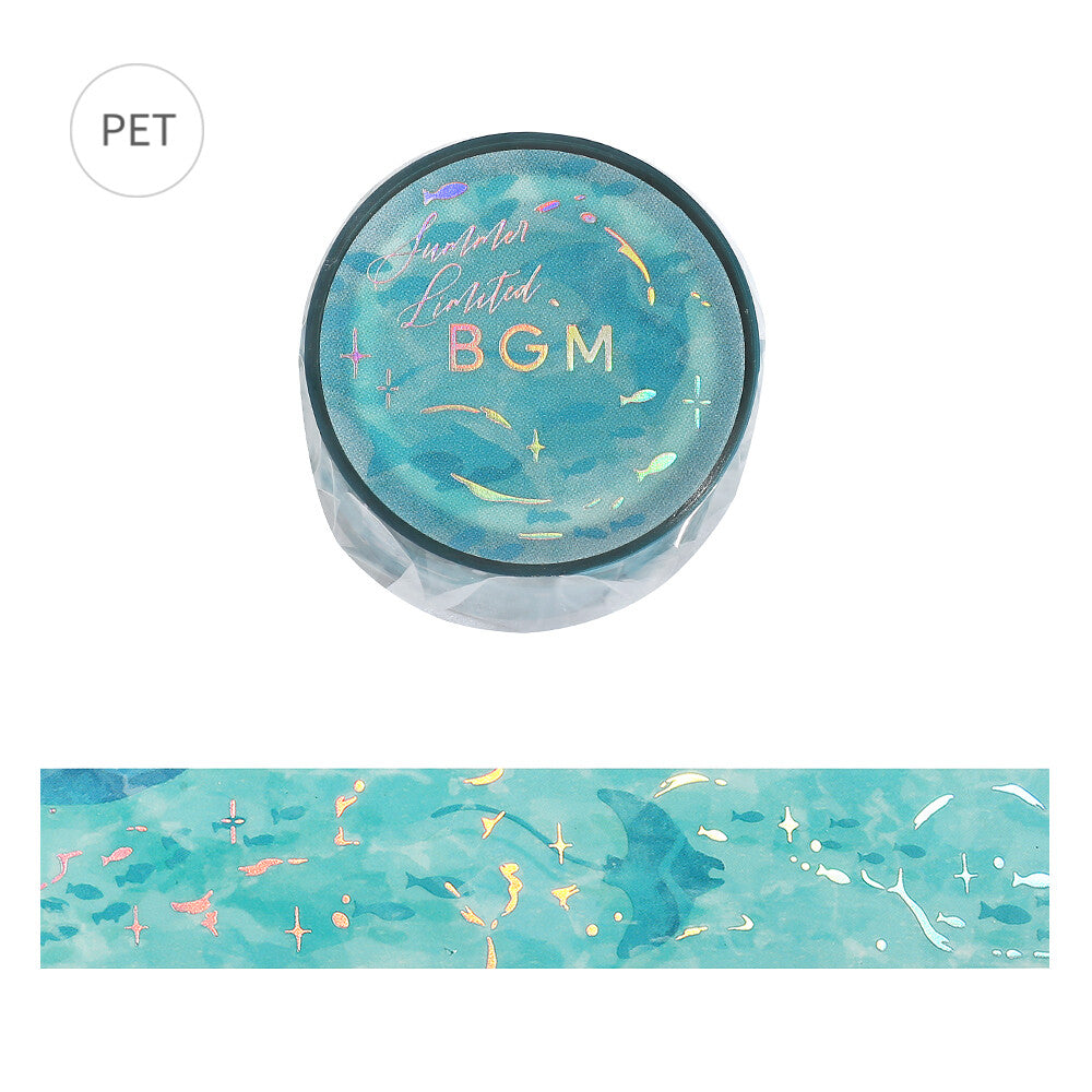 BGM Clear Tape - Foil Stamping - 2026 Summer Limited - Wave Shadows (Coming Soon)