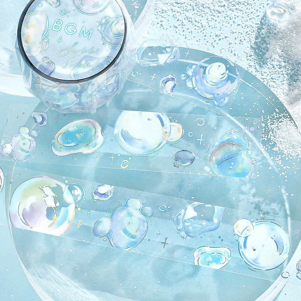 BGM Clear Tape - Foil Stamping - 2026 Summer Limited - Bubbles of Light (Coming Soon)