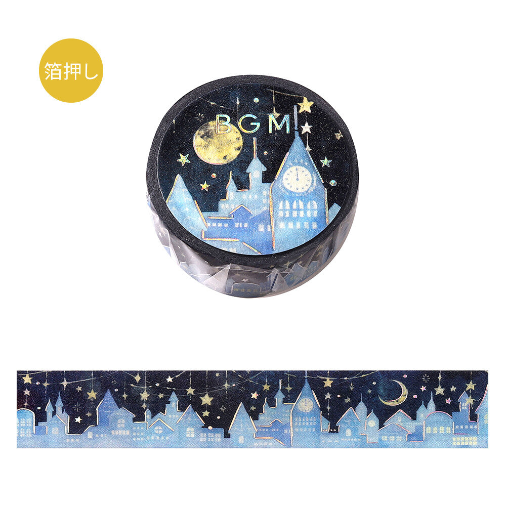 BGM Washi Tape - Foil Stamping Life - Starlight City
