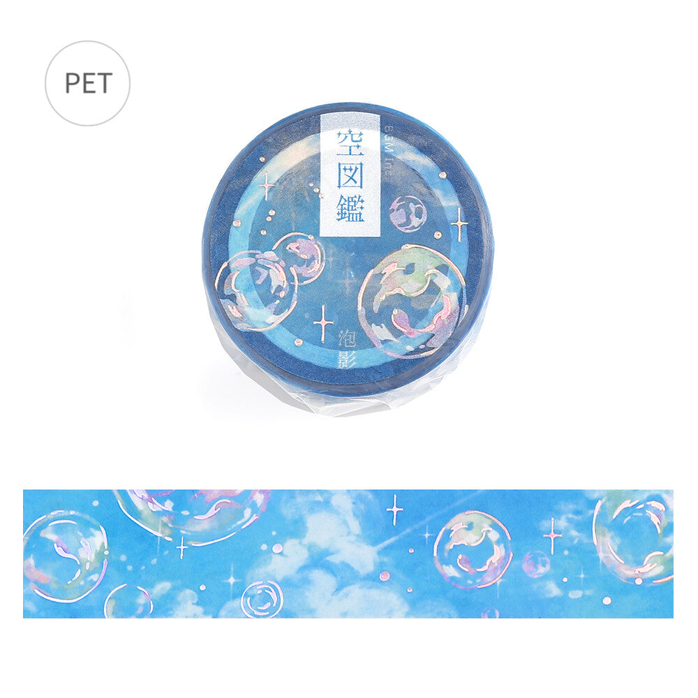 BGM Clear Tape - Foil Stamping Life - Sky Encyclopedia - Bubble Dream