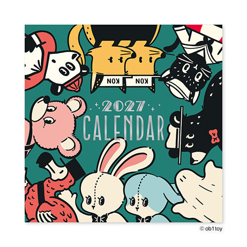 Shinnippon x Ob1 2027 - Mini Wall Hanging Calendar (Coming Soon)