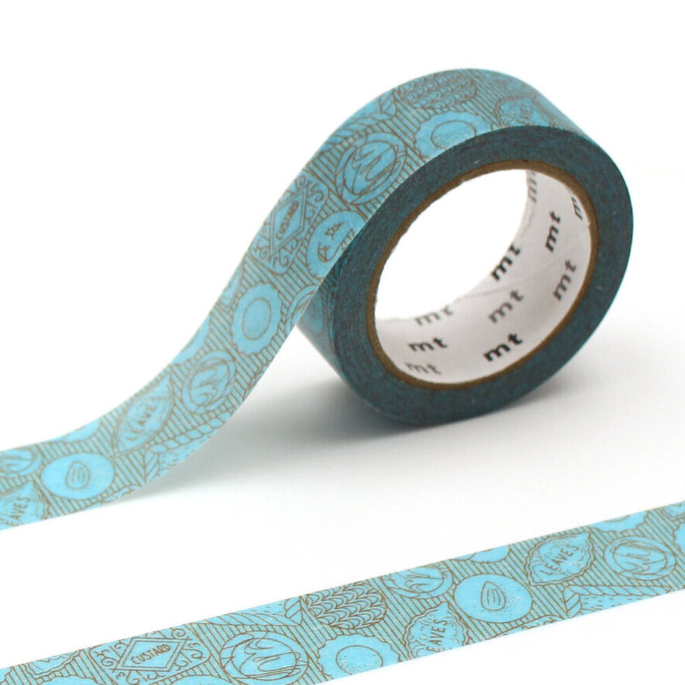 mt Washi Tape - ex - lined cookies