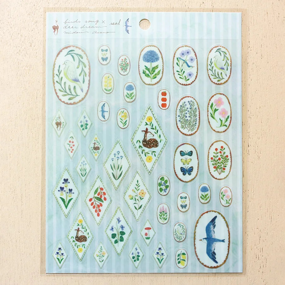 Cozyca - Midori Asano - Birds Song × Deer Dream Sticker