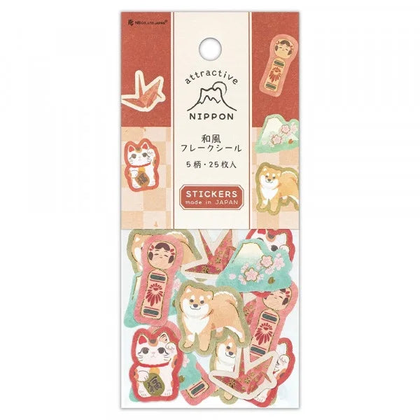 NB Flake Stickers - Attractive Nippon - Specialty Products