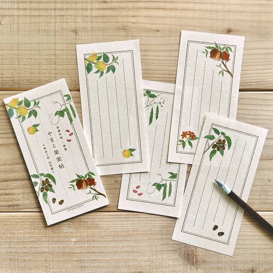 Cozyca - Shikanone - Notepad - Yamato Fruits Book - Vertical Ruled