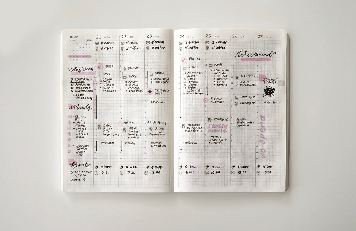 Aura Estelle Magnet Planner 2027 - Weekly Vertical - A5 (Pre-Order Starts Aug 18; Shipping starts mid-Nov)