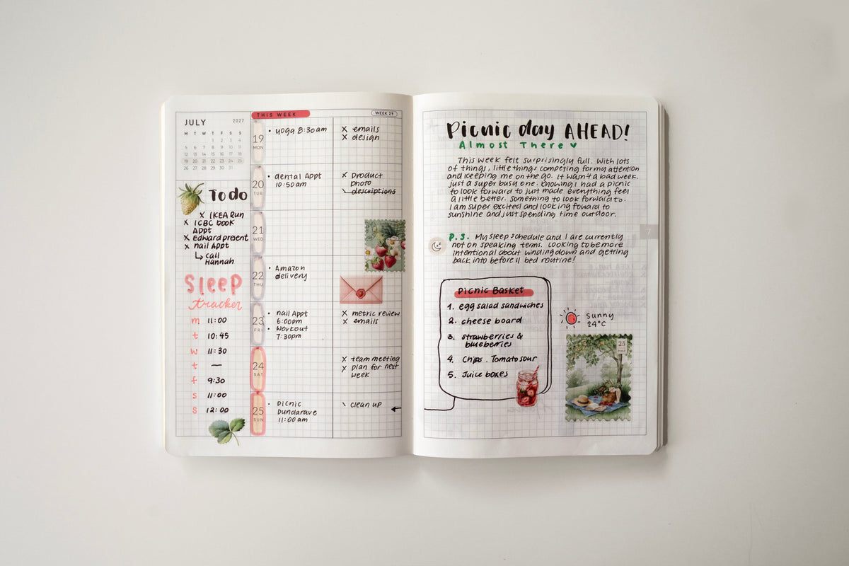Aura Estelle Magnet Planner 2027 - Weekly Horizontal - A5 (Pre-Order Starts Aug 18; Shipping starts mid-Nov)