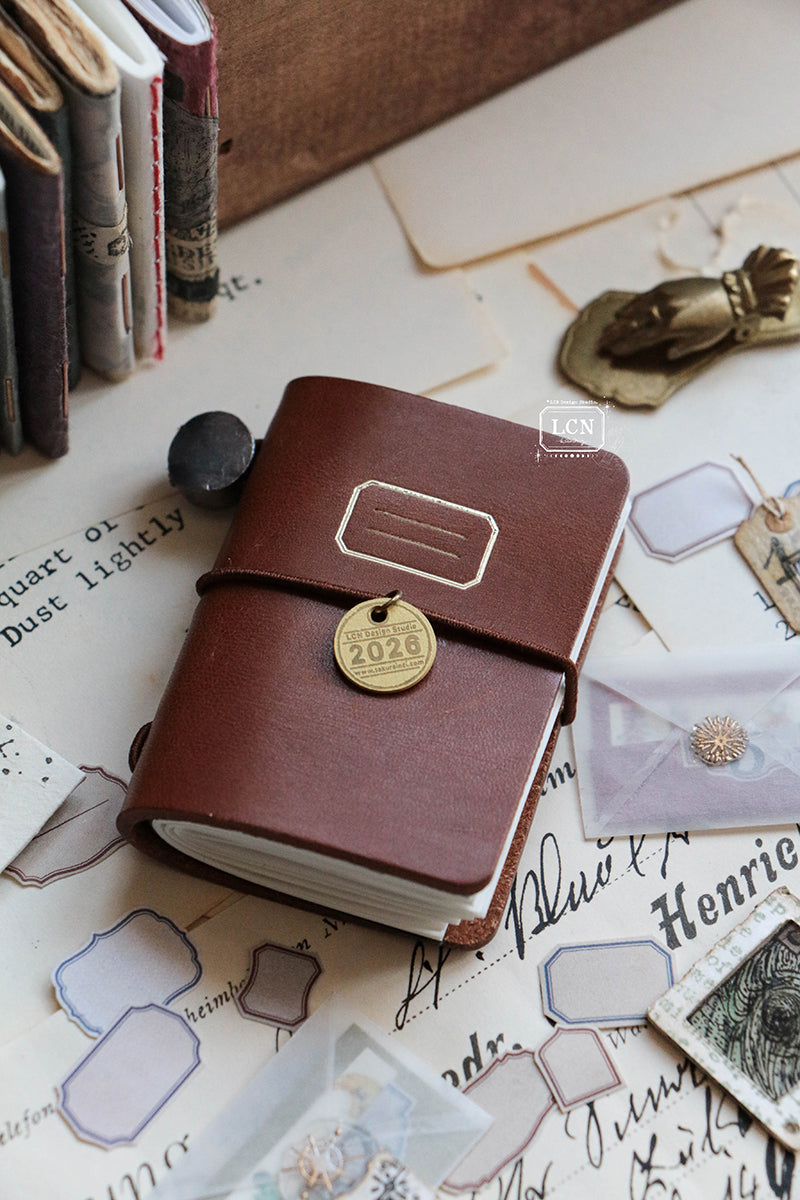 LCN 2026 Mini Tote Stationery Set - Brown Cover