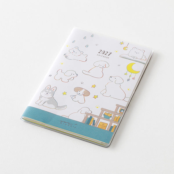 Midori Pocket Diary 2027 - Dog - Mini