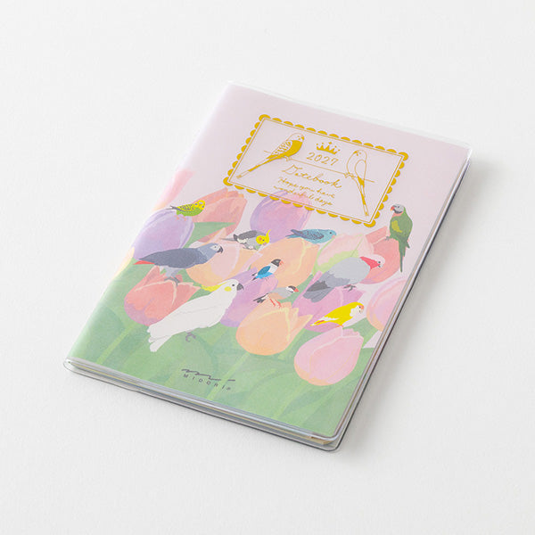 Midori Pocket Diary 2027 - Bird - Mini