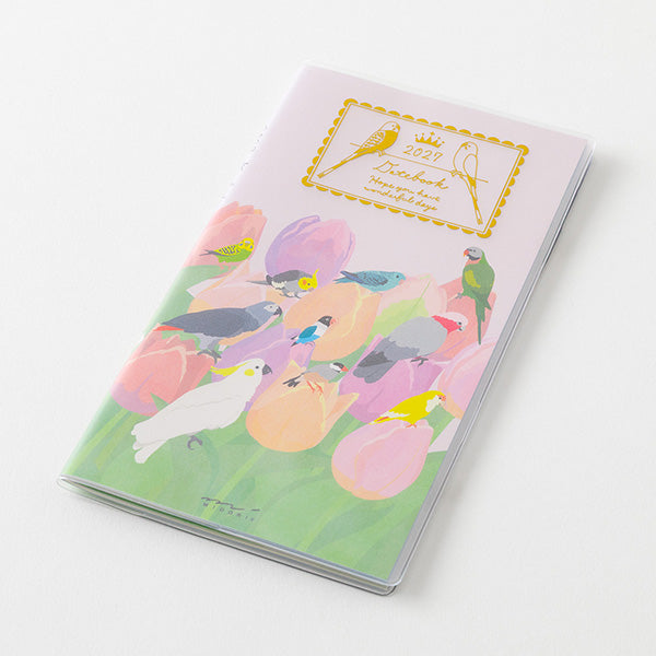 Midori Pocket Diary 2027 - Bird - Slim