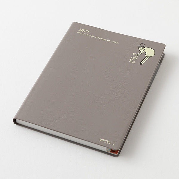 Midori Pocket Diary 2027 - Ojisan - A6 - Weekly Block