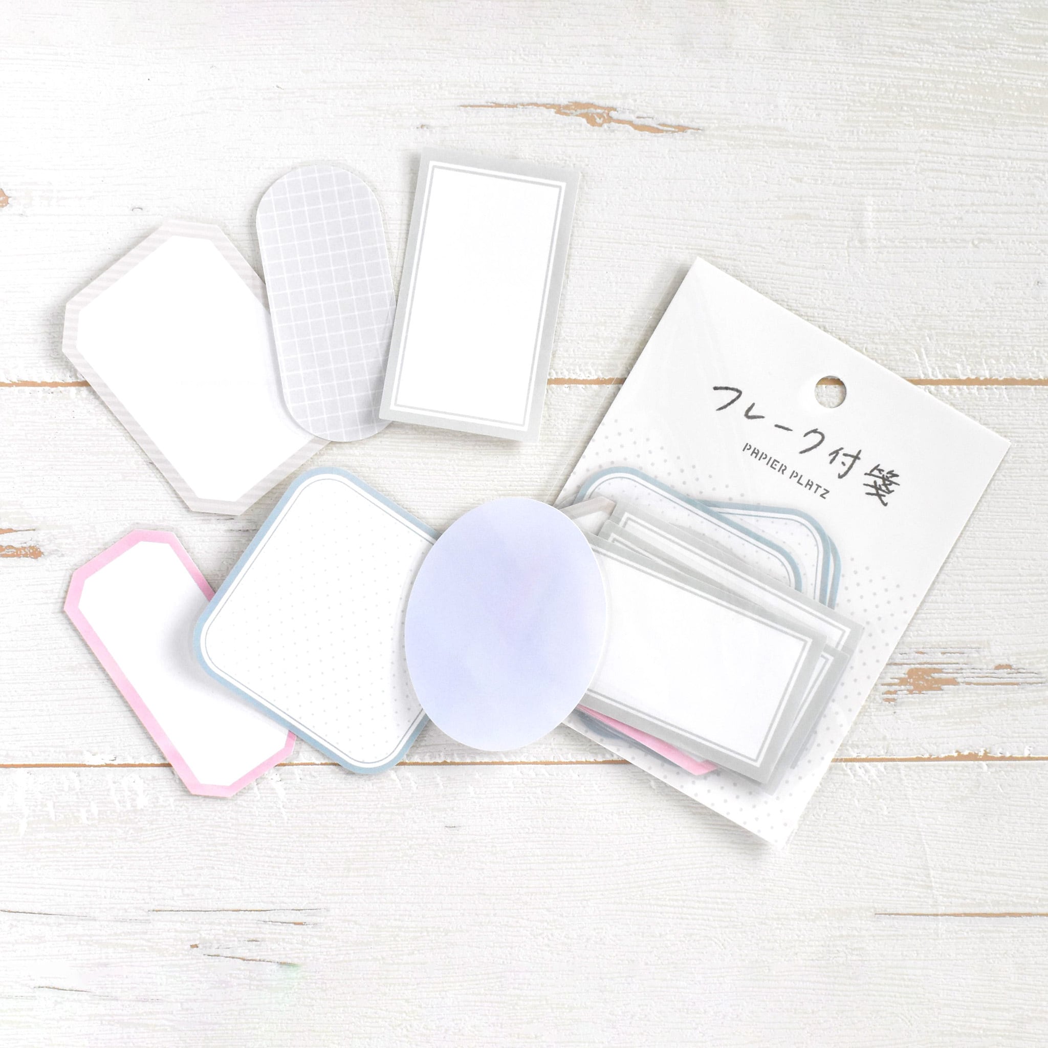Papier Platz Flake Sticky Notes - Simple Frame