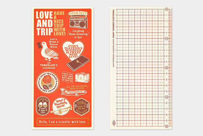 TRAVELER'S Notebook Regular Size Underlay 2025