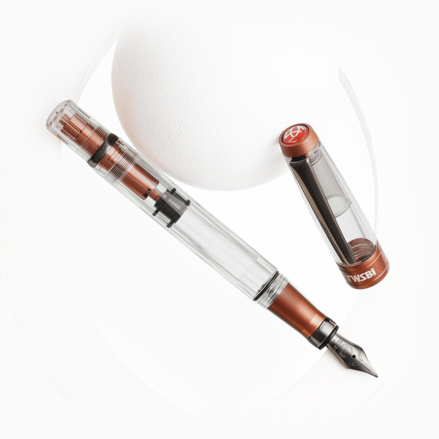 TWSBI Diamond 580ALR Fountain Pen - Affogato Onyx Trim