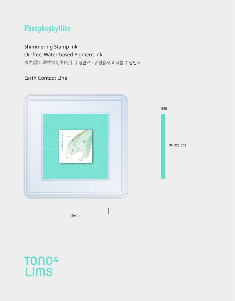 Tono & Lims Ink Pad - Earth Contact - Phosphophyllite (Stationery Fest Only)