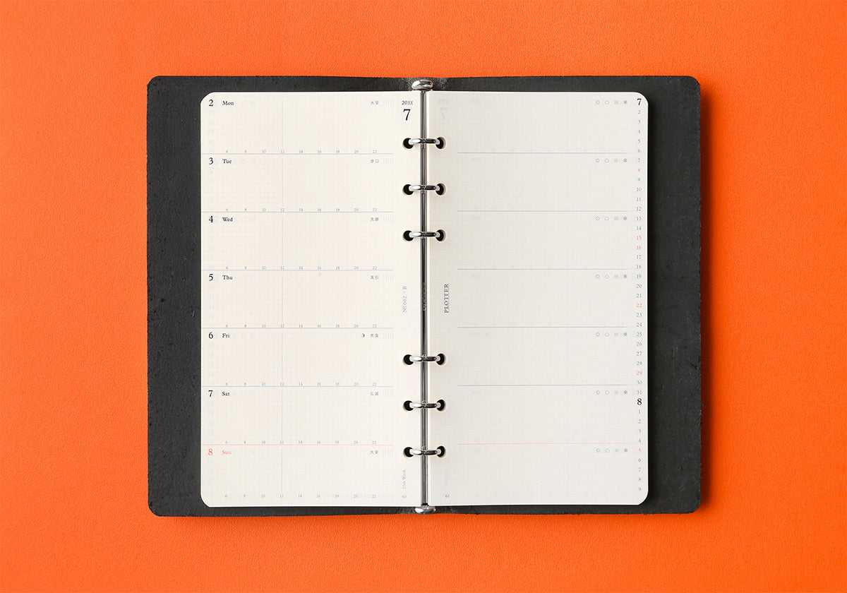 PLOTTER Schedule Refill 2026 - Weekly - Bible Size